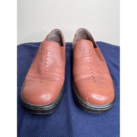 Naturalizer Women's Brown Slip-On Leather Shoes Size 8-1/2N Comfortable Walking - Picture 2 of 14